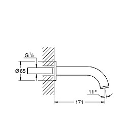 Grohe - Bec Bain déverseur chromé - ATRIO