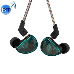 Wewoo Ecouteurs Écouteur intra-auriculaire Bluetooth HiFi avec fer, dix unités, sans microphone (Cyan)