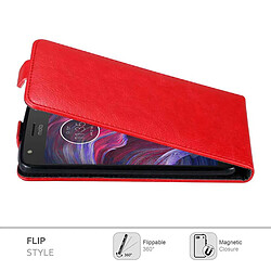 Cadorabo Coque Motorola MOTO X4 Etui en Rouge