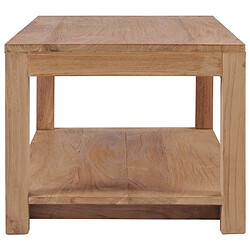 Avis Maison Chic Table basse pour salon | Table à café 100x50x40 cm bois de teck massif -GKD42357