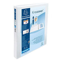 EXACOMPTA Classeur personnalisable Kreacover, A4 Maxi, blanc ()