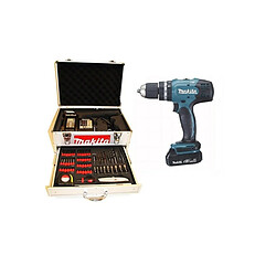 Makita - Perceuse visseuse à percussion Ø13mm 18V 1.5Ah + Accessoires - DHP453SYEX