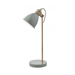 Luminaire Center Lampe de table Frederick gris et cuivre satiné 1 ampoule