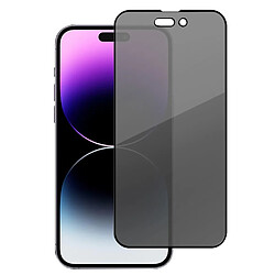 Protecteur écran en verre à haute teneur en aluminium-silicium MOMAX 0.3mm, anti-espion, anti-explosion pour votre iPhone 14 Pro Max - transparent