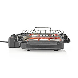 Avis NEDIS Barbecue électrique de table 2000 W Dim 38.5 x 22cm pour intérieur ou extérieur