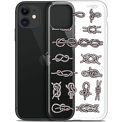 Caseink Coque arrière Apple iPhone 11 (6.1 ) Gel HD [ Nouvelle Collection - Souple - Antichoc - Imprimé en France] Les Noeux