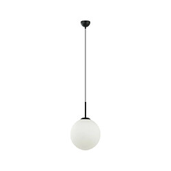 Luminaire Center Suspension Deore Verre,Acier Blanc, Noir