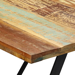 Avis vidaXL Table de salle à manger 180x90x76cm Bois de récupération solide