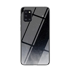 Coque en TPU modèle de ciel étoilé hybride ciel étoilé noir pour votre Samsung Galaxy A31