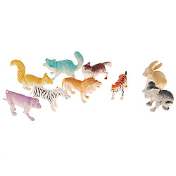 Acheter 36 Pièces Modèle Zoo Animal Vie Sauvage Arbre Animal Figurine Pour Enfant