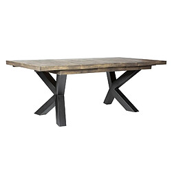 BOIS & CHIFFONS Table semi haute 140 cm | Manguier New York