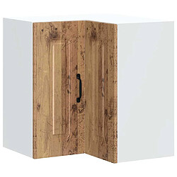 vidaXL Armoire murale d'angle de cuisine Kalmar vieux bois