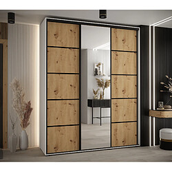 Abiks Meble Armoire DAVOS 5 À Portes Coulissantes 235,2/170/60 3 Portes