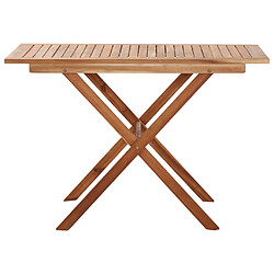 vidaXL Table de jardin 110x67x74 cm Bois d'acacia massif