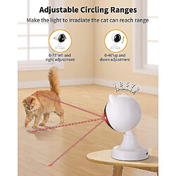 Jouet laser automatique pour chat, jouet rechargeable pour chat d'intérieur/chien/chien Jouet interactif pour chat