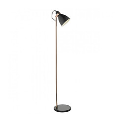 Luminaire Center Lampadaire Frederick noir et cuivre 1 ampoule