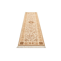 Avis Vidal Tapis de couloir en laine 300x81 brun Darya