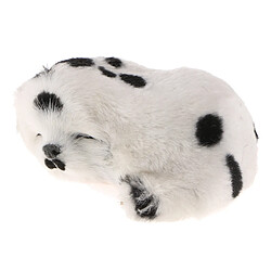 simulation dormir dormir faire la sieste en peluche chien chiot jouet collectable tacheté pas cher