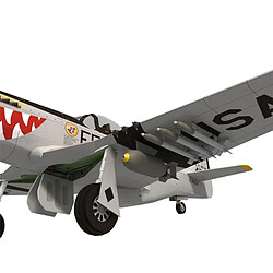 Avis Simulation 1:33th Avion Modèle P-51D Papier Avion de Chasse Assembler Modèle Cadeau pour Garçons Filles Enfants Adulte