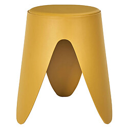 The Home Deco Factory Tabouret d'appoint empilable Emma - Jaune