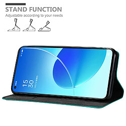 Cadorabo Coque Oppo Reno6 5G Etui en Turquoise