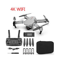 Acheter D64 gris caméra simple caméra télécommande d'avion jouet drone quadrocoptère ultra grand angle 4k hd photographie aérienne pliante plan