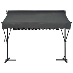 vidaXL Auvent sur pied 300 x 300 cm Anthracite