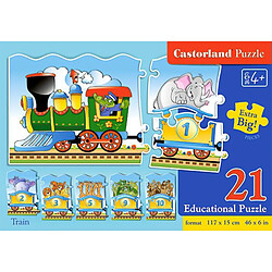 Train, Puzzle 21 Teile - Castorland