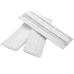 vhbw Lot de 3 Lingettes (1x tampon pour carreaux, 2x tampon pour parquet) comme Thomas 787204