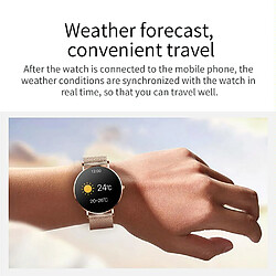 Acheter Yonis Montre Connectée Argenté Écran AMOLED 1.3