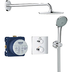 Grohe Ensemble de douche encastré Grohtherm Rainshower Cosmopolitan 210 chromé