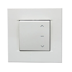 FRANCE COMBI Volet roulant PVC double parois - H 1,4 x L 1,2 m - Manoeuvre électrique filaire - Blanc pas cher