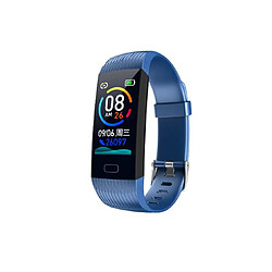 YP Select 1.14 pouces Écran couleur Pression artérielle Moniteur de fréquence cardiaque Sport Bluetooth Smart Wristband Watch-Bleu