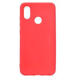 Wewoo Coque Souple Pour Xiaomi Mi 8 SE Housse TPU Candy Color Rouge