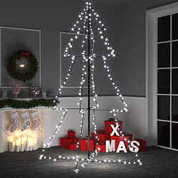 vidaXL Arbre de Noël cône 240 LED d'intérieur/d'extérieur 118x180 cm