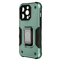 Avizar Coque iPhone 14 Pro Antichoc Hybride avec Anneau Support Magnétique Vert