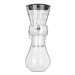 Universal Verre, eau glacée, goutte à goutte, cafetière, pot de brassage, goutte à goutte, 800ml, cafetière, expresso à pression d'air, moulin à café électrique.