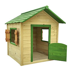 Avis Maisonnette en Bois Outdoor Toys Kela 138x116x132 cm 1,6 m² pour Enfants