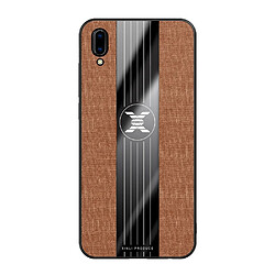 Wewoo Coque Souple Pour Vivo Y95 XINLI étui de protection TPU antichoc Texture Brown