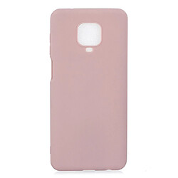 Coque en TPU couleur bonbon souple rose foncé pour votre Xiaomi Redmi Note 9S/9 Pro/9 Pro Max