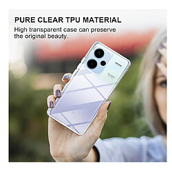 Acheter Htdmobiles Coque pour Xiaomi Redmi Note 13 Pro+ Plus 5G - housse etui silicone gel fine 360 integrale (avant et arriere) + verre trempe - TRANSPARENT