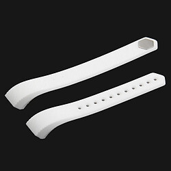 Avis Wewoo Bracelet blanc pour Watchband Alta Watch en silicone à texture oblique, grande taille, longueur: environ 22cm