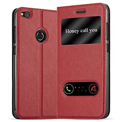 Cadorabo Coque Huawei P8 LITE 2017 / P9 LITE 2017 Etui en Rouge