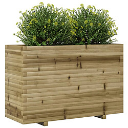 Avis vidaXL Jardinière 110x40x72,5 cm bois de pin imprégné