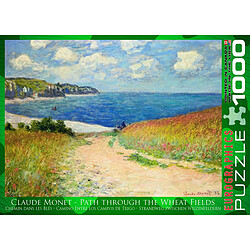 Acheter Eurographics Chemin à Travers Les Champs de blé par Claude Monet Puzzle (1000 pièces)