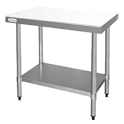 Table Inox de Boucher - Profondeur 600 mm x 900 - Vogue