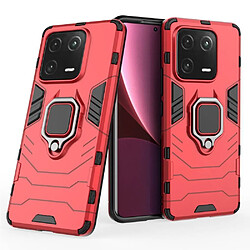 Htdmobiles Coque pour Xiaomi 13 Pro 5G - housse etui rigide anti choc + film ecran - ROUGE