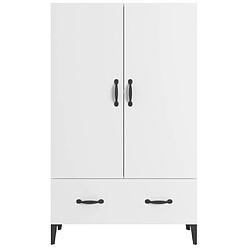 Acheter vidaXL Buffet haut Blanc 70x31x115 cm Bois d'ingénierie