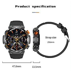 Acheter Yonis Montre Connectée Bluetooth 1.46' Suivi Santé 100+ Sports Waterproof