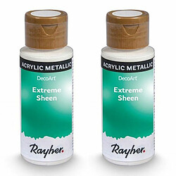 Rayher Peinture acrylique métal 118 ml - bleu-vert